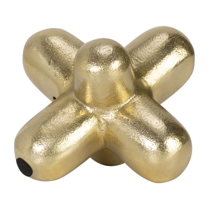 Oggetto Decorativo in Metallo a Forma di Jack, Scultura Moderna Ornamentale per Casa, Bagno, Ufficio, Soggiorno - Product Image 1