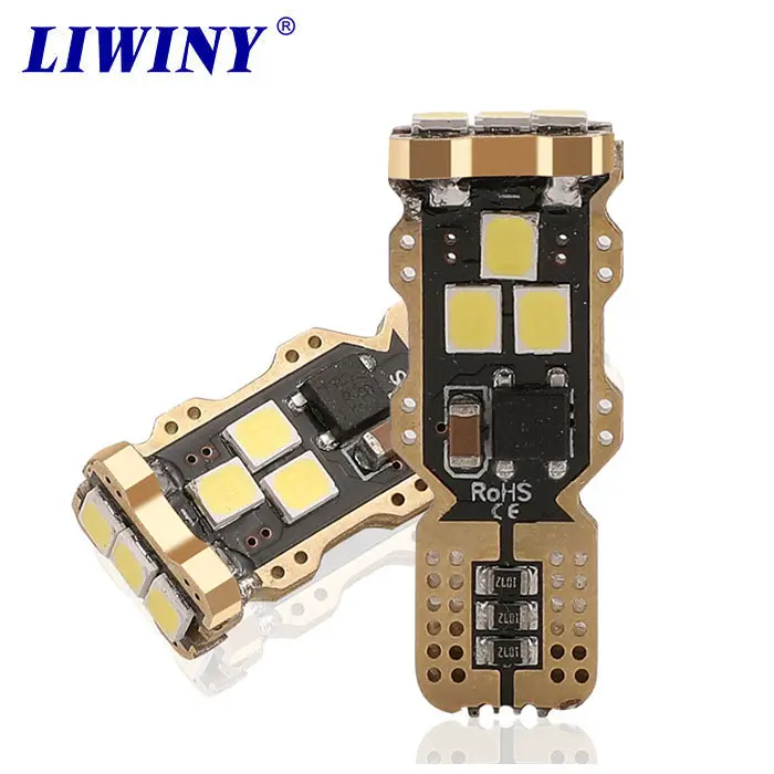 Lâmpada LED surround para área de carga do porta-malas de carro Liwiny T15-3030-9SMD-Canbus T15 3030 9smd 912 921