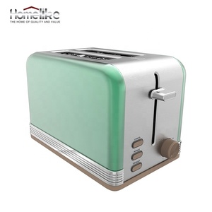 Style rétro Cuisine Appareils De Cuisson <span class=keywords><strong>Grille</strong></span>-<span class=keywords><strong>Pain</strong></span> <span class=keywords><strong>2</strong></span> Tranches <span class=keywords><strong>Grille</strong></span>-<span class=keywords><strong>Pain</strong></span> En Acier Inoxydable avec Fente <span class=keywords><strong>Extra</strong></span> Large - Product Image 4
