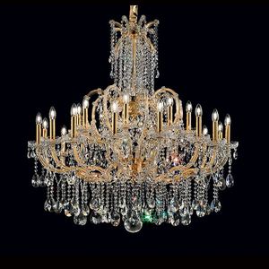 Tùy Chỉnh Khách Sạn Dự Án Lớn Sang Trọng Pha Lê Nến Đèn Chùm Maria Theresa Phong Cách Vật Liệu Thủy Tinh Cho Đám Cưới Trang Trí Nội Thất - Product Image 4