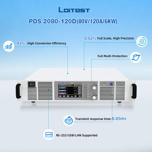 Alimentation de laboratoire Loitest à large plage de sortie, faible bruit de ripple, programmable, système de test de batterie 6 kW - Product Image 2