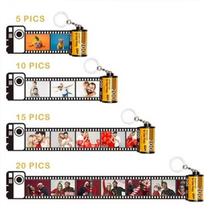 Llavero de rollo de película fotográfica de acero inoxidable personalizado al por mayor con impresión digital y 5-10 fotos <span class=keywords><strong>para</strong></span> <span class=keywords><strong>regalos</strong></span> - Product Image 4