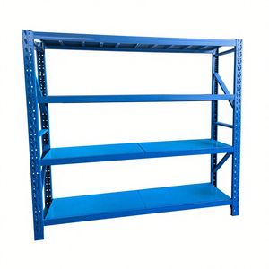 5 Raflı Orta Ağır Hizmet Tipi Çelik Civatasız Depo Raf Ünitesi Ayarlanabilir Raf Sistemi Endüstriyel Depolama Raf Sistemi - Product Image 2
