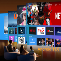Vidéoprojecteur Everycom K2 à Batterie, Vente Chaude, Full HD Intelligent Android Wi-Fi, Prise en Charge 1080P