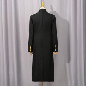 Blazer Transpirable de Doble Botonadura para Mujer, de Alta Calidad, Largo Regular, 100% Poliéster, al por Mayor - Product Image 5