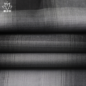 Livraison rapide 55 <span class=keywords><strong>laine</strong></span> 45 polyester tissu à carreaux peigné - Product Image 3