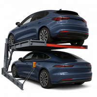 Ponts élévateurs 2 colonnes pour garage domestique, élévateur inclinable avec verrouillage mécanique anti-chute pour villas privées