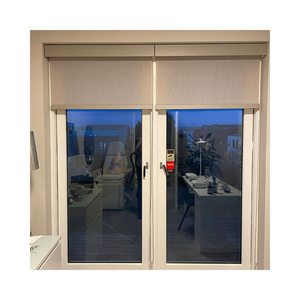 Phong cách thiết kế ven biển điện cơ giới rèm cuốn phong cách mới màn vải cửa sổ Shades cho phòng ngủ được xây dựng trong cài đặt - Product Image 6