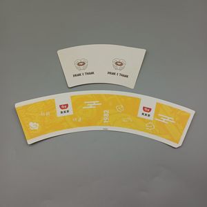 Matière première en papier couché PE imprimé sur mesure pour la fabrication de gobelets jetables pour café et boissons froides - Product Image 2