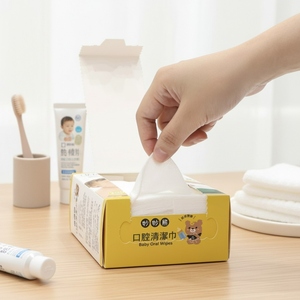 Toallitas húmedas para bebés recién nacidos, suaves, para el cambio diario de pañales, de rayón y poliéster, para piel sensible - Product Image 3
