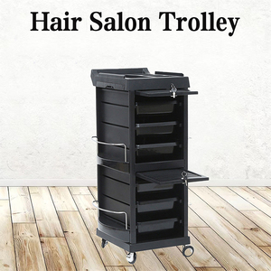 <span class=keywords><strong>Carrello</strong></span> di Lusso per Terapia Estetica <span class=keywords><strong>con</strong></span> <span class=keywords><strong>Ruote</strong></span>, Multiuso, Arredamento Professionale per Salone, <span class=keywords><strong>Carrello</strong></span> per Parrucchiere - Product Image 6