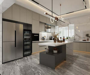 BAINENG Service à guichet unique Personnalisation de toute la maison Armoire intelligente moderne pour meubles de <span class=keywords><strong>cuisine</strong></span> et de <span class=keywords><strong>cuisine</strong></span> avec acier inoxydable - Product Image 1