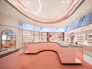 Présentoir de comptoir avec logo Armoire à parfum Étagère à cosmétiques sur pied <span class=keywords><strong>Kiosque</strong></span> de stand - Product Image 3