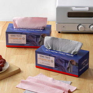 Chiffons de nettoyage en microfibre réutilisables, sans peluches, très absorbants, sans ourlets, lingettes en microfibre, serviettes de nettoyage pour cuisine, voiture, vitres - Product Image 5