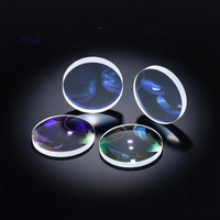 Lentille Biconvexe/Plano-Convexe de Collimation et de Focalisation Laser en Verre Optique YAG 1064nm avec Revêtement AR, Personnalisée de 1 à 50 mm