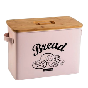 <b>Wooden</b> Lid Decorative Bread Bin New Style Kitchen Bread <b>Storage</b> <b>Box</b> Customized Extra <b>Large</b> Bread <b>Storage</b> <b>Box</b> Container - Product Image 1