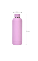 Bouteilles d'eau sportives à double paroi KZR, 500 ml, en acier inoxydable, design moderne, très vendues