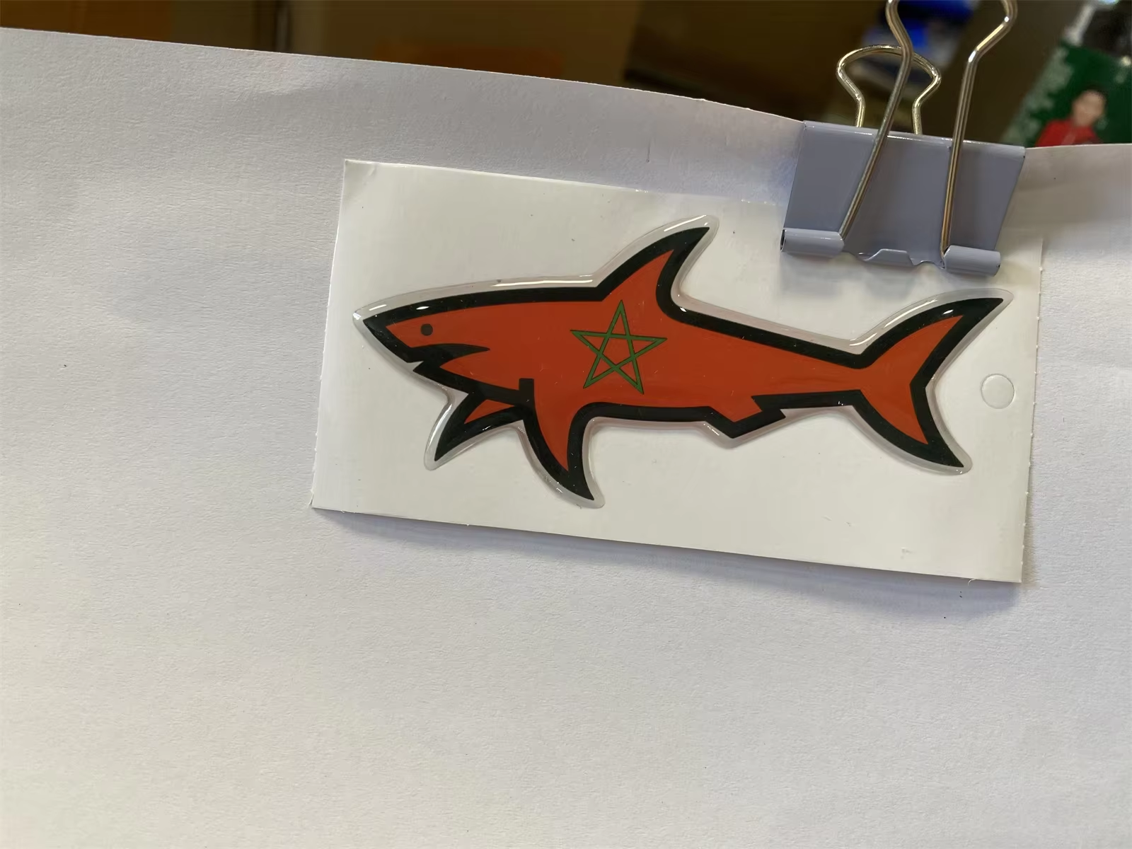 PAUL&SHARK ブランドロゴ　置き物 Wholesale 2025 3D Paul Shark Sticker Logo - Waterproof & Eco-friendly