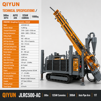 Machine de forage à circulation inversée QIYUN JLRC500-AC, équipement de forage de puits d'eau RC pour l'exploration minière