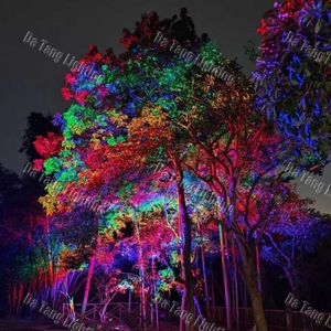 ไฟตกแต่งภายนอกอาคารแบบเรนโบว์เอฟเฟกต์ สำหรับสร้างจุดสนใจสีสันสดใสบนต้นไม้ในสวนสาธารณะ รีสอร์ท ลานกิจกรรม และงานเทศกาลต่างๆ - Product Image 2