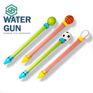 HS nuova versione a lungo raggio 40 CM spiaggia plastica doppio tubo cannone ad acqua giocattolo pistola a sfera gioco Tiktok mi ha fatto acquistare <span class=keywords><strong>con</strong></span> 2 colori - Product Image 5