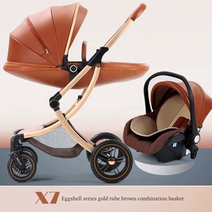 3-in-1-Kinderwagen konvertibler tragbarer einklappbarer Babykinderwagen Neugeborenen-Standardluxus - Product Image 4
