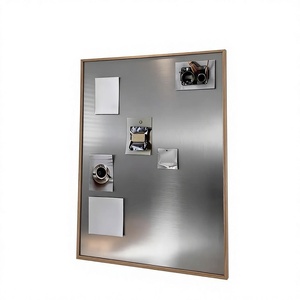 Marco Magnético de Acero Inoxidable para <span class=keywords><strong>Fotos</strong></span>, Color Madera, Moderno, Minimalista, DIY, Exhibición de <span class=keywords><strong>Fotos</strong></span> de Moda, Sensación de Alta Gama, Magnético para Refrigerador - Product Image 6