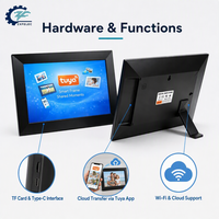 Servicio de Diseño de Placa Base Personalizada para Marco de Fotos Digital Táctil con WiFi: Solución con Aplicación Tuya, Sistema Operativo Linux e Integración de Diseño de Hardware