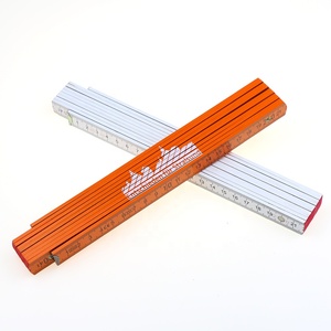 Règle pliante en bois écologique BECOL, 2 mètres, 10 plis, avec logo personnalisé pour l'école et le bureau - Product Image 3