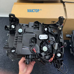 Headlight assembly suitable for 2024 Toyota Prado, including round daytime running <b>lights</b> and LED <b>projector</b> headlights for the P - Product Image 2