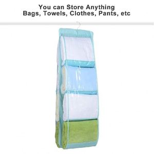 New Arrival Women's Hanging Purse Handbag Storage Organizers Best Durable Fabric Foldable for Wardrobe Use Factory Price Free - Product Image 5