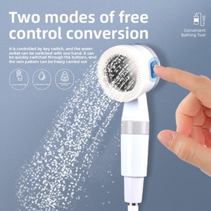 Pommeau de douche portable à batterie, pompe manuelle rechargeable, essentiels pour dortoir, pour le lavage, le rinçage des animaux, accessoire de robinet de salle de bain - Product Image 4