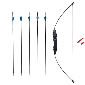 Người mới bắt đầu thân thiện với 30-40 lbs Đen thẳng vẽ Săn bắn cung và mũi tên đặt ngoài trời chụp bánh xuất tại Trung Quốc trên bán - Product Image 1