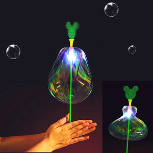 Baguette Magique à Ruban Torsadé, Bâton Fluorescent LED pour Bulles de Savon, Baguette à Bulles Lumineuse Arc-en-ciel Torsadable, Cadeaux de Fête - Product Image 2