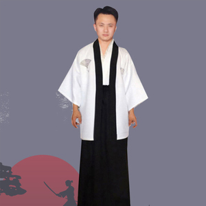Costume de scène <span class=keywords><strong>Yukata</strong></span> Kimono classique pour <span class=keywords><strong>homme</strong></span>, robe japonaise, uniforme de samouraï, <span class=keywords><strong>Yukata</strong></span> avec Obi, costume de cosplay japonais original - Product Image 2