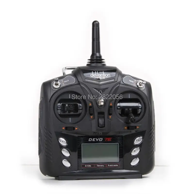 Walkera DEVO 7 Radio 2.4 GHz 7 Channel RC Transmitter with RX701 Receiver for FPV RC Racing Quadcopter RC Helicopters Airplane