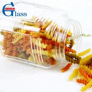 Boîte de rangement en verre Unique, boîtes de rangement en gros, ensembles de pots en verre de cuisine avec couvercle scellé - Product Image 2