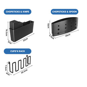 Jiangmen 2-Tier Küche stehende Metallsc halen & Teller Trocken regal Wassers ieb Schalen Organizer Halter für Küchen theke - Product Image 6