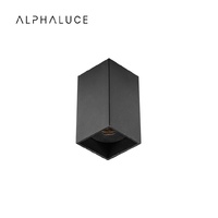 Spot encastré COB 30W noir IP54 pour comptoirs de vente au détail, couloirs de centres commerciaux et halls d'entrée