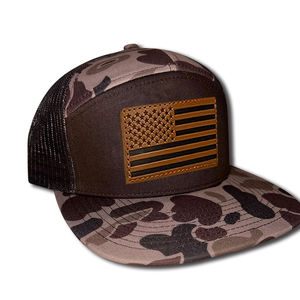 Ajustable para hombre Animal Mesh 7 Panel Dad Hat Algodón Gorras 168 Snapback Caps Custom Duck Camo Pattern Trucker Hats - Product Image 5