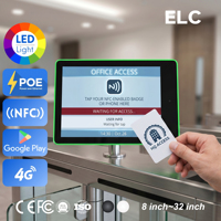 Tableta Android 11 de 10.1" RK3568 PoE con NFC y Puerto Serial para Control de Acceso a Portones, SDK y LED RGB para Sistema de Torniquete de Seguridad