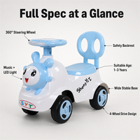 Offre Spéciale prix bon marché éducatif belle bande dessinée marcheur bébé voiture coulissante enfants monter sur voiture jouet