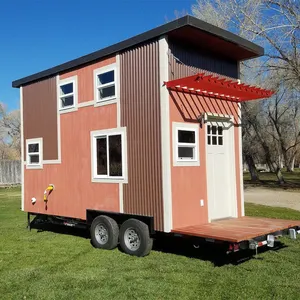 International Prefabricated House Mobile Car Home On Wheels Container
