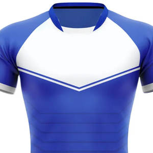 เสื้อรักบี้คุณภาพสูง ผลิตจากวัสดุที่ดีที่สุด ระบายอากาศได้ดี แห้งเร็ว ออกแบบลายแบบซับลิเมชั่นตามสั่ง สำหรับผู้ใหญ่ - Product Image 2