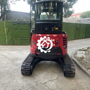 Mini-excavatrice hydraulique sur chenilles Yanmar VIO35 pour la construction et l'aménagement paysager, conception originale, bon état, en vente - Product Image 5