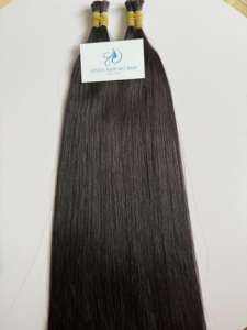 Extensions de cheveux vierges bruts vietnamiens à prix d'usine, en vrac, 6 à 32 pouces, noires, Remy, ondulées, haute qualité, dentelle HD, extensions de cheveux humains - Product Image 6