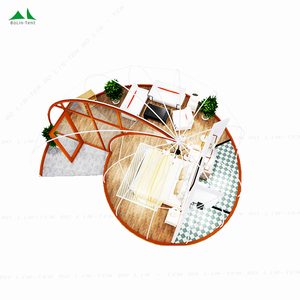 Tiendas <span class=keywords><strong>de</strong></span> Campaña <span class=keywords><strong>de</strong></span> Lujo Impermeables con Forma <span class=keywords><strong>de</strong></span> Concha Marina para Campamentos Familiares al Aire Libre, Glamping y Resorts - Product Image 6