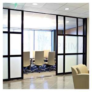 ราคาโปรโมชั่นใช้พาร์ทิชันห้องน้ำ<span class=keywords><strong>พลาสติก</strong></span>36พาร์ทิชันกล่องแก้วสำนักงานพาร์ทิชันที่มีผ้าม่าน - Product Image 3