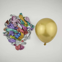 Ballons de fête en latex chromé à haute élasticité de 5 pouces pour la décoration de fête de Noël