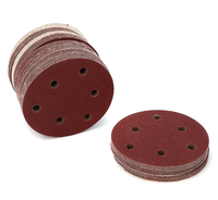 Disque de ponçage adhésif en oxyde d'aluminium de 6 pouces, vente directe usine, abrasif OEM pour polissage automobile, bois et peinture de voiture